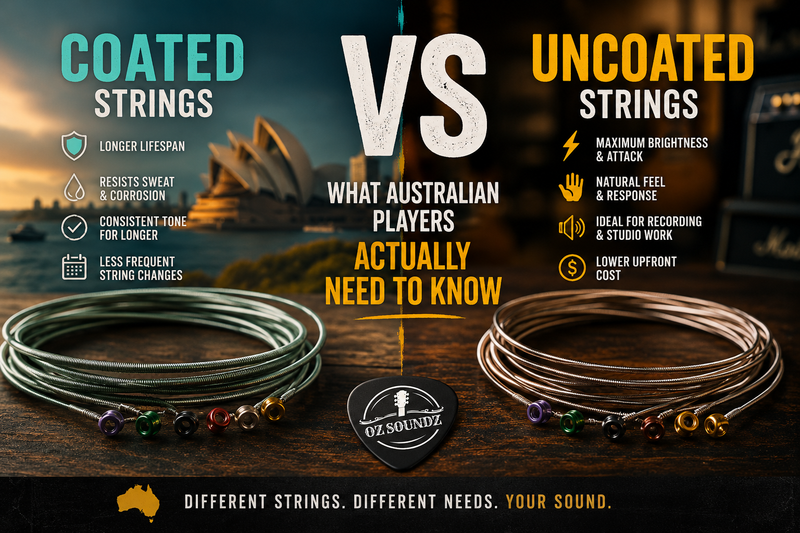 Coated vs Uncoated Guitar Strings: What Australian Players Actually Need to Know