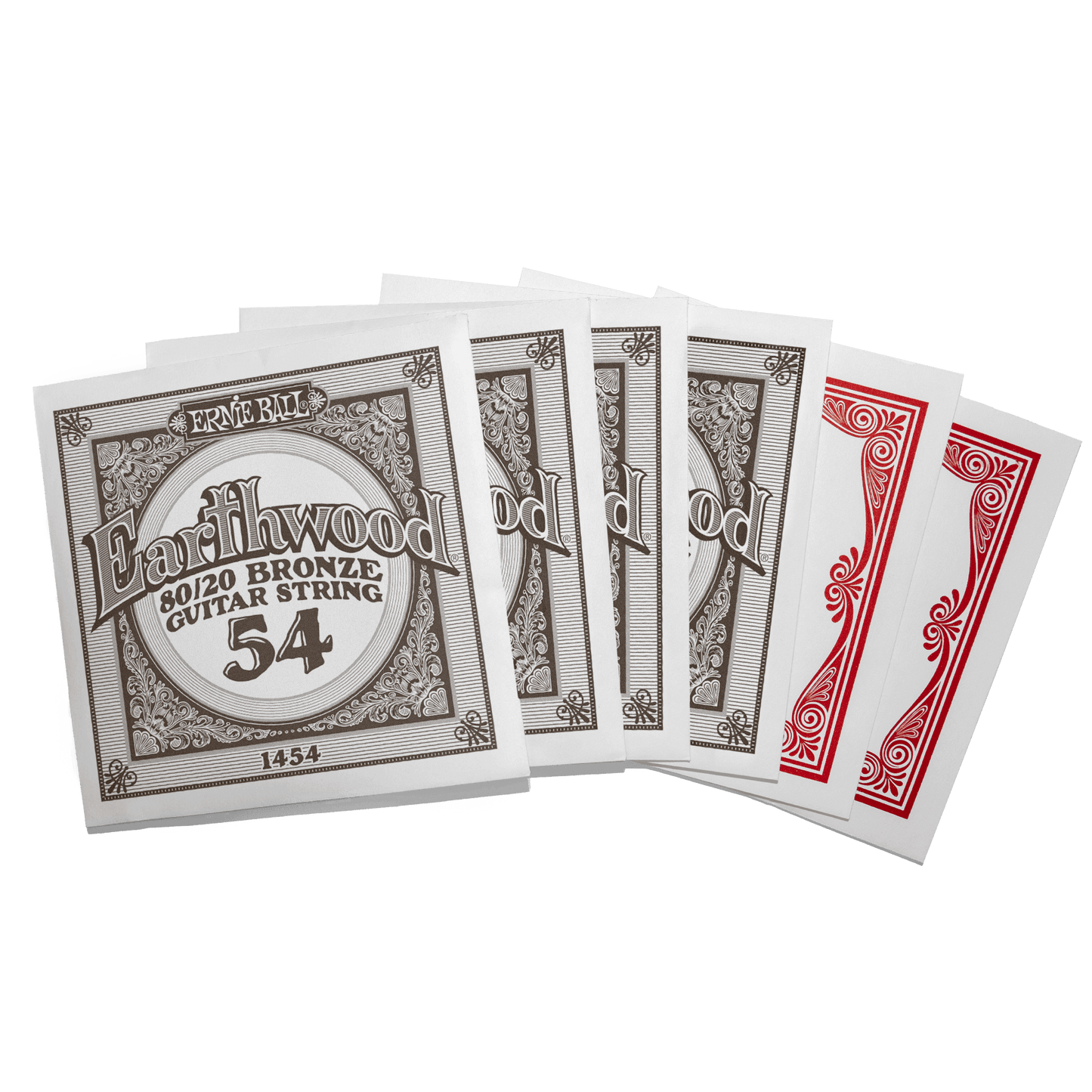 Genuine Ernie Ball - Earthwood P02003 - Medium Light 80/20 Bronze Acoustic 12-54 Gauge (Copy)