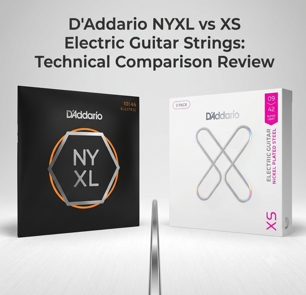 D'Addario NYXL vs XS Electric Guitar Strings: Technical Comparison Review