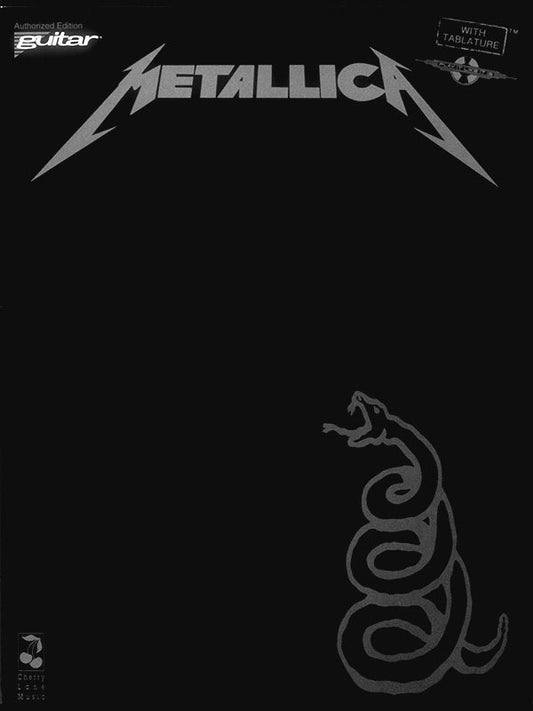 Metallica Black Album Guitar Tab Book