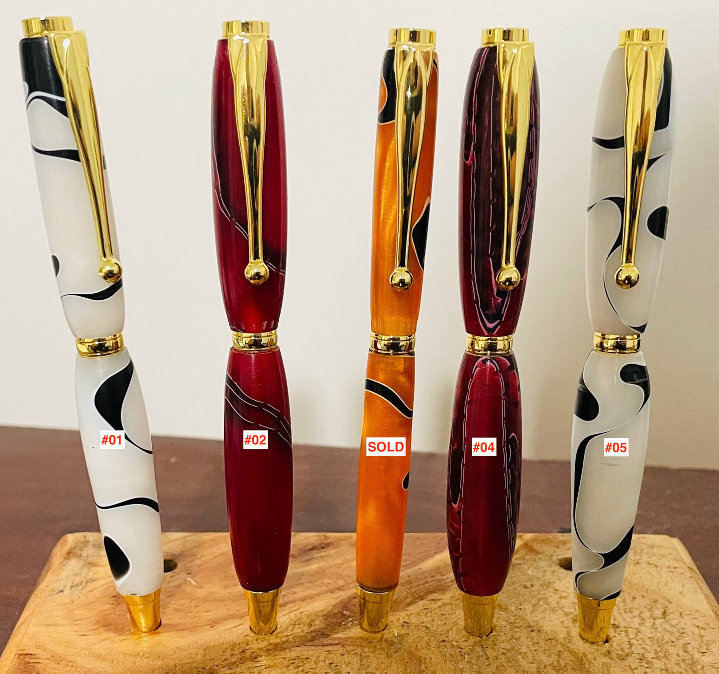 Hand Crafted - Turned Pens Acrylic - Various Styles - MADE TO ORDER