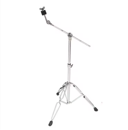 Drum cymbal stand on a white background