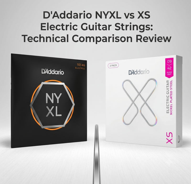D'Addario NYXL vs XS Electric Guitar Strings: Technical Comparison Review