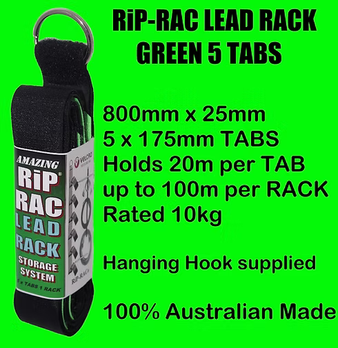 RiP-RAC® Green Lead Rack - 5 Tabs