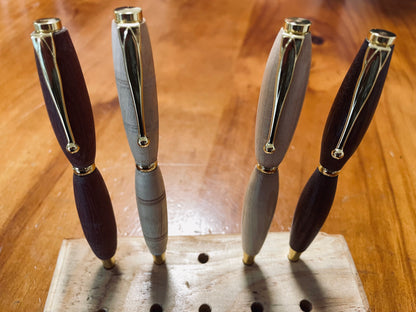 Hand Crafted - Turned Pens Wood - Various Styles - MADE TO ORDER