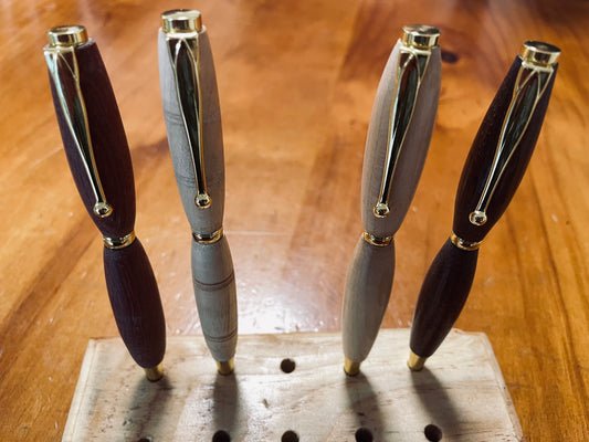 Hand Crafted - Turned Pens Wood - Various Styles - MADE TO ORDER