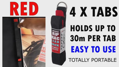 RiP-RAC® Red Lead Rack - 4 Tabs
