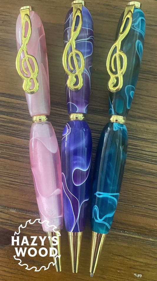 Hand Crafted - Turned Pens Acrylic - Various Styles.